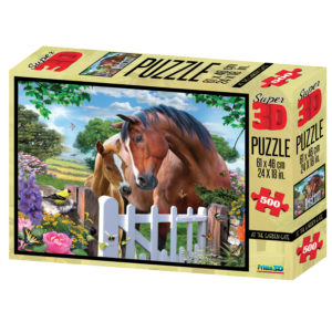 10046 HR - AT THE GARDEN GATE 500PC 3D PUZZLE - PACK SHOT IMAGE 1