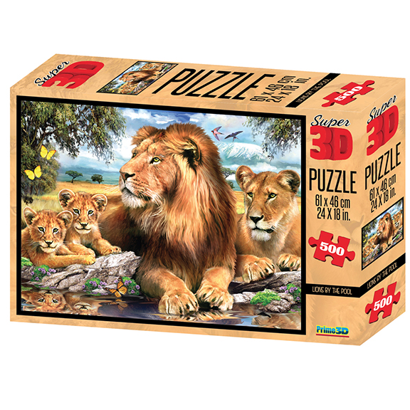 Clementoni puzzle-1000pcs-roi lion – Orca