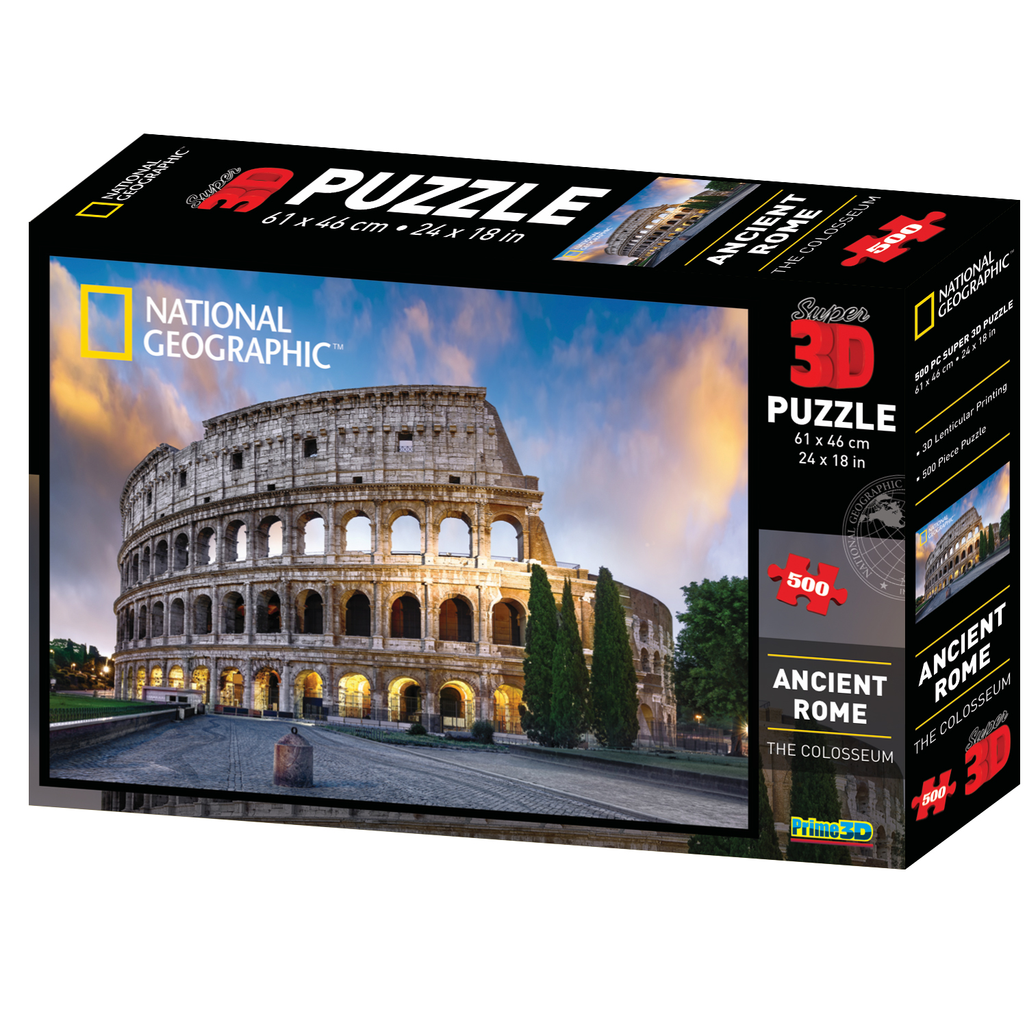 Puzzle 3D National Geographic Rome Ancienne 4d cityscape 