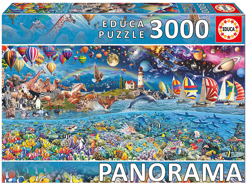 Educa Wildlife Panorama 3000PC Puzzle - Goliath #1 :Goliath #1