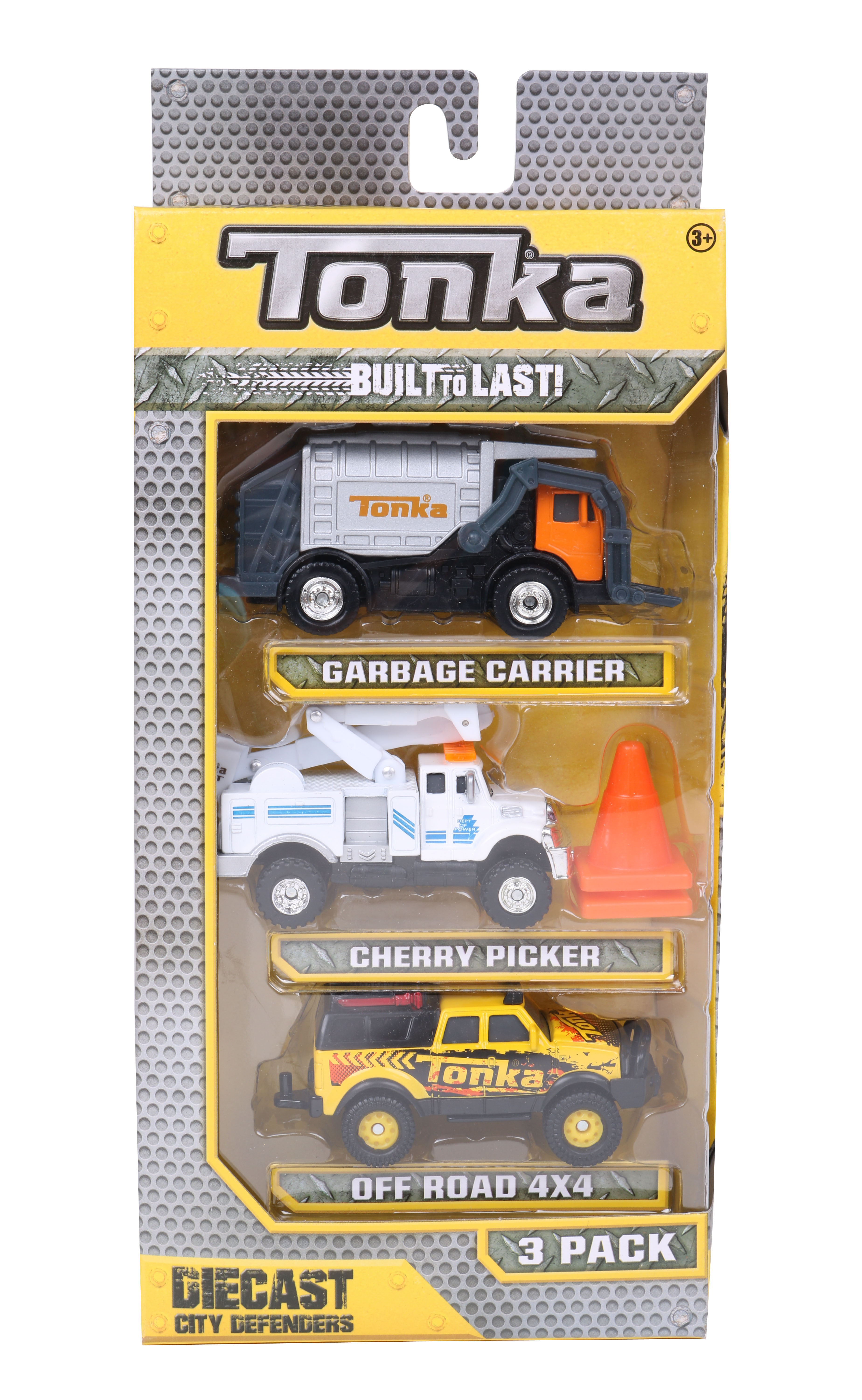Pack de 4 Tonka Die Cast Véhicules Assorted Toy