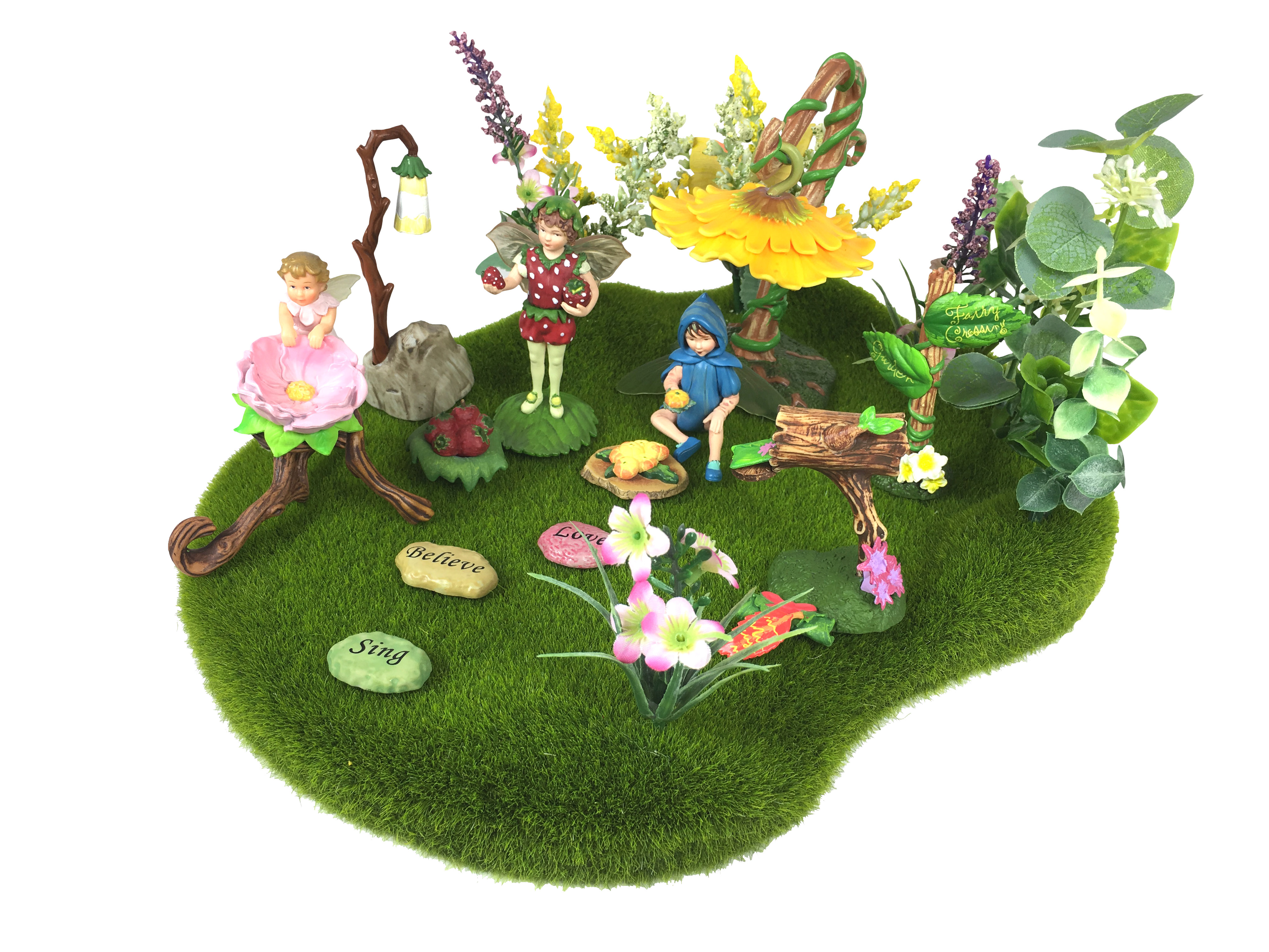 flower fairies secret garden moss landscape - goliath games :goliath