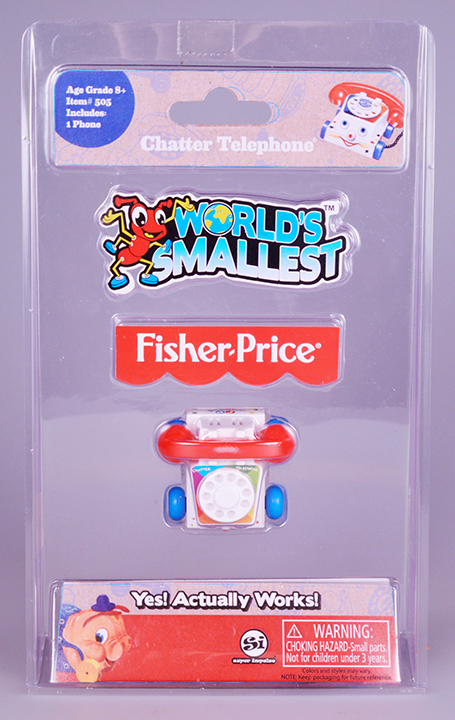 Miniature"Worlds Smallest" Fisher-Price Chatter Telephone Yes It Actually works 